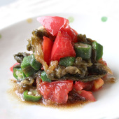 おぼろ昆布の野菜サラダ