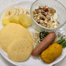 火を使わず簡単なのに満足感たっぷりパンケーキワンプレート!