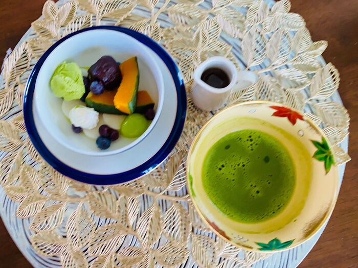 かぼちゃとの相性もピッタリ!冷やし善哉