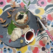 【今日の夏牡蠣】和とラビコットソース