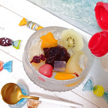 お家で作るからこそ優しい甘さで美味しい! あんみつ風~日の出新味料(醇良)使用!