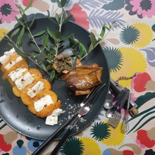 KAKI の Caprese さつま芋添え