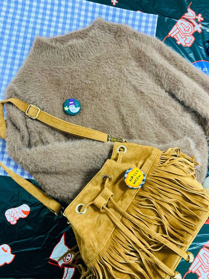 *バッグや服に!