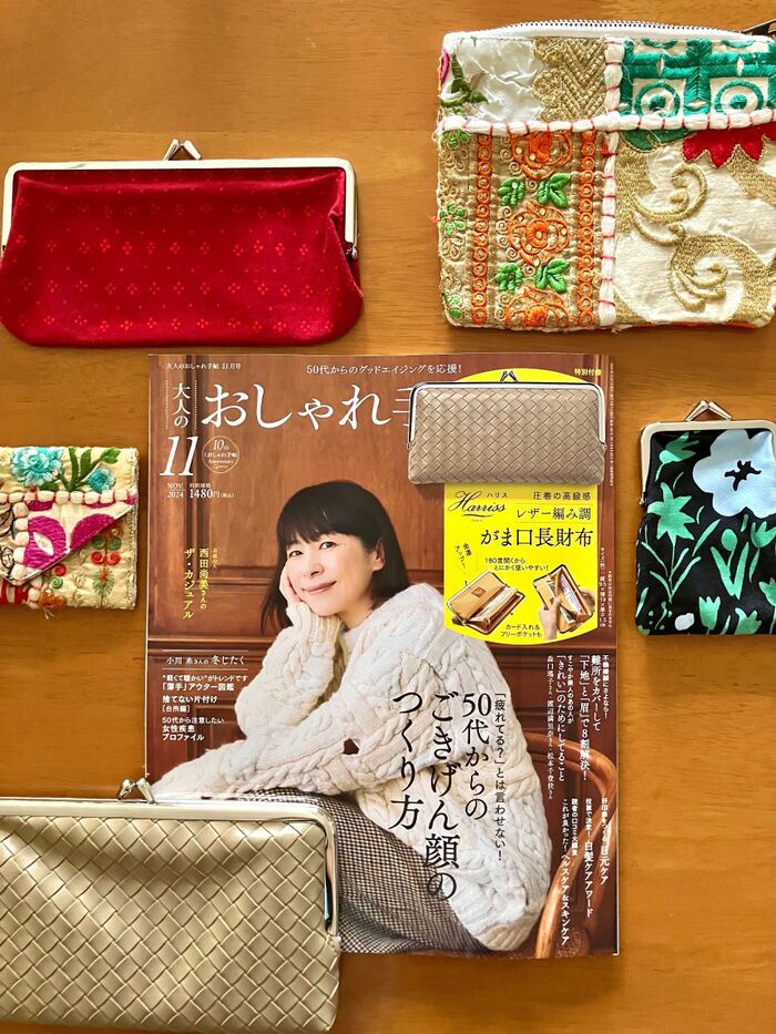 【大人のおしゃれ手帖付録】私のサブお財布がひとつ増えました♪