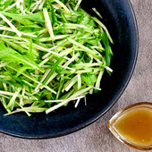 【薬味サラダ】便利な野菜だし使用!