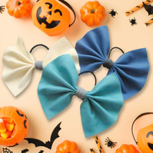 ハロウィンにも大活躍‼針も糸も接着剤も使わない‼超簡単リボンヘアゴム