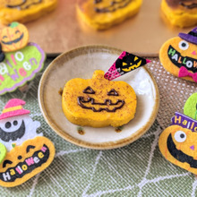 頑張らないハロウィン♡スパイスたっぷりかぼちゃの一口チーズケーキ