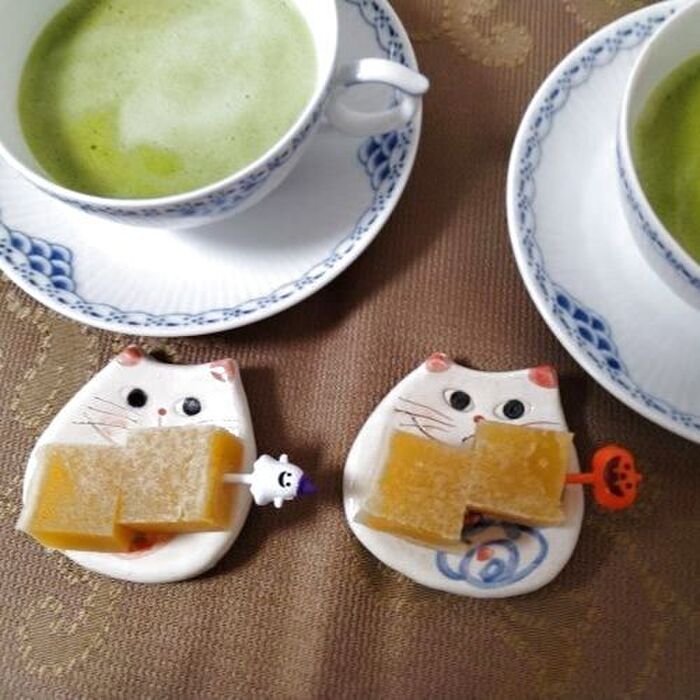 栗きんとんきんつば&抹茶オーレのマリアージュ