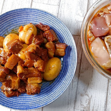 簡単&美味しい!家族みんなが喜ぶ豚の角煮とにんにく風味のからあげの作り置きレシピ
