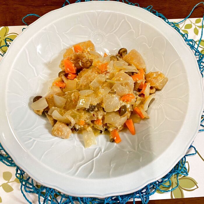 お財布にも優しい!冷めても美味しいご飯のお供♪「焼き麩の卵とじ」