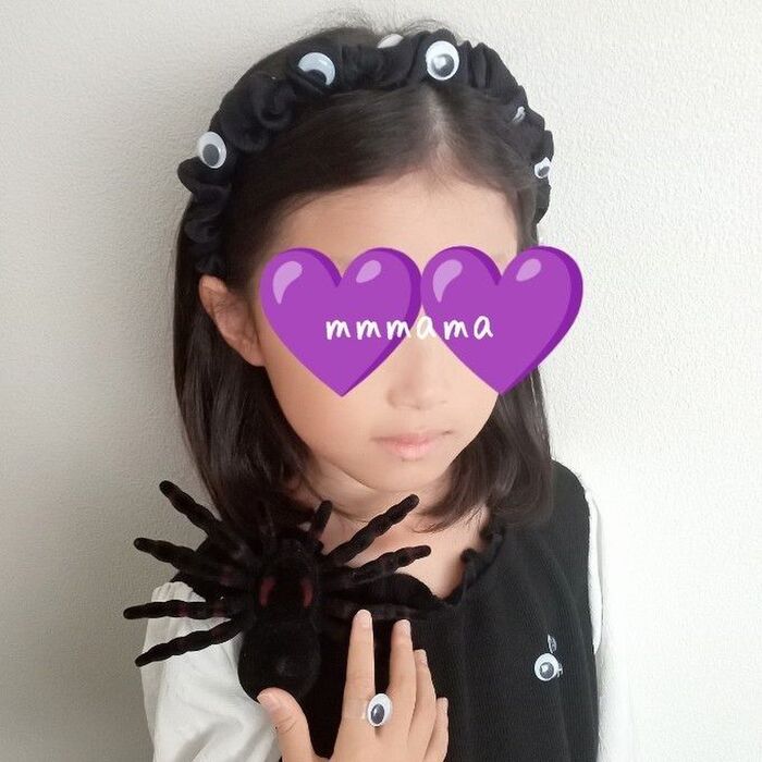 【100均】簡単!誰ともかぶらないハロウィンリメイク♡目玉ハロウィンコーデ