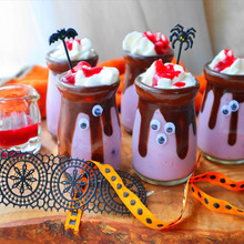 モンスター★ブルーベリーパンナコッタ