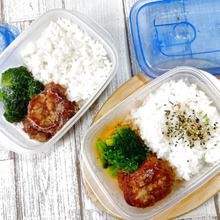 チンしてすぐに食べられる!わが家自慢の電子レンジで作る丸く可愛いハンバーグde簡単作り置き冷凍弁当!