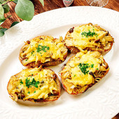 【きのこトースト】便利な野菜だし使用!