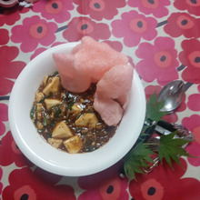 麻婆豆腐 Mapo doufu もちパパの場合。。。