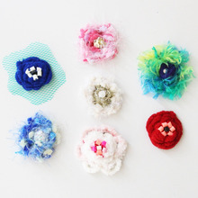 編まない♪簡単可愛い毛糸の花作り方【子供大人向け】トイレットペーパー芯活用