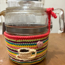 寒くなって来たのでポットに毛糸のパンツを履かせる!