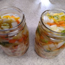 浅漬けはびんを使うと便利で簡単!