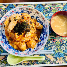 休日のランチに!「韓国風親子丼」