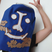 100均フェルト de かぶりもの!インドの青鬼(ヤッホーブルーイング)