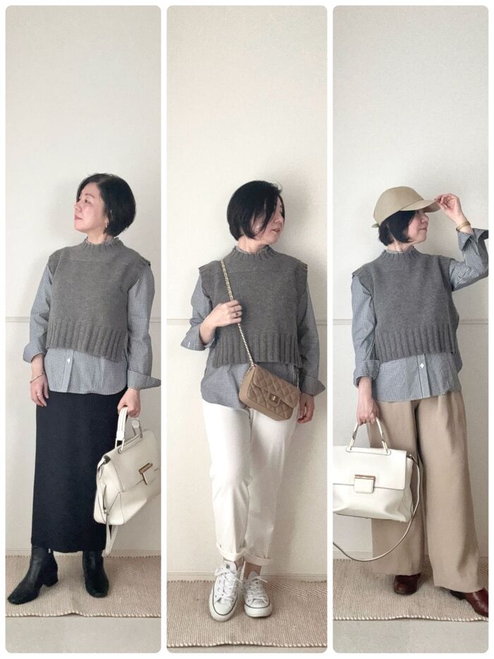 【UNIQLO】お気に入りのトップスを3パターン着まわしてみた!