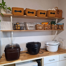 食器棚の上部分を捨てると叶った!昭和な台所を念願のカフェ風にDIY