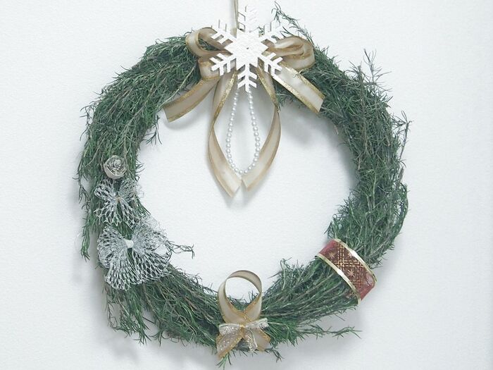 オーナメントを付けて、完成!!