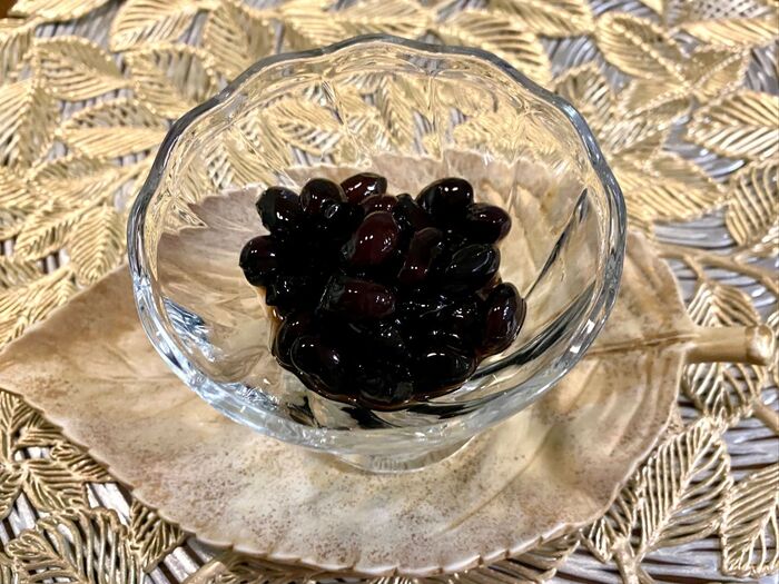 「黒豆」しわなし!ふっくら、ツヤツヤしかも時短でできるコツ!