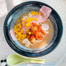 超簡単!キムチを乗っけて韓国風ラーメン