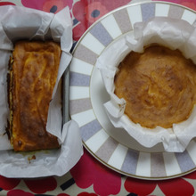 大吟醸酒粕チーズケーキ! グルテン砂糖freeもちパパspecial