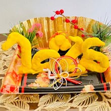 お正月干支飾り