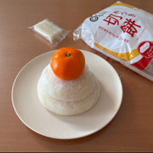 「レンジで6分」簡単!切り餅で作る鏡餅♪