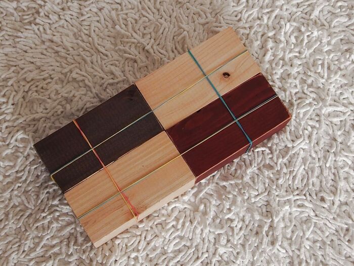 4個をボンド付けします