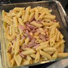 ワンパン!カルボナーラペンネ