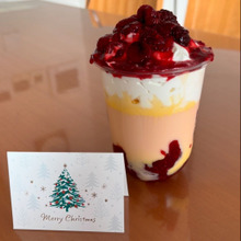 「片栗粉でつくる!」わらび餅ドリンクでクリスマス