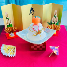 【試してみた】【スーパーで買った鏡餅】ちょっとの工夫で、お部屋のイメージぴったりに大変身!