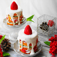 ケーキが焼けなくても作れます!クリスマス キャンドルケーキ