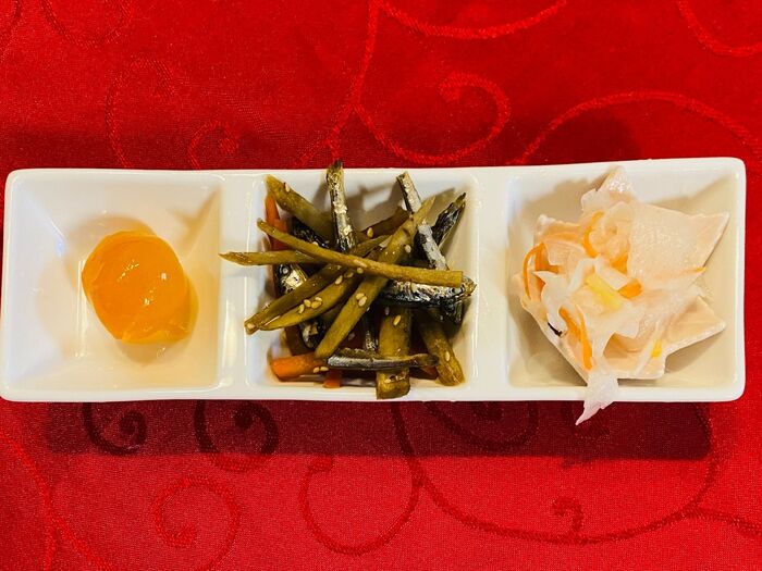 「きんぴらと田作り」は「煮干し入りきんぴら」で仕上げる♪