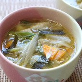 【体を温めるメニュー根菜×昆布】昆布だし豚汁