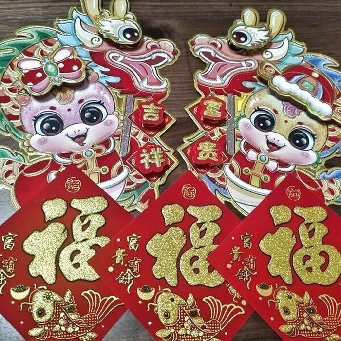 【中国土産】飾り方に驚いた!春節の飾り物