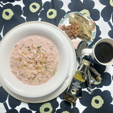 クリーム煮がwhiteって誰が決めたんだ~!ピンキーな白菜のクリーム煮もちパパstyle