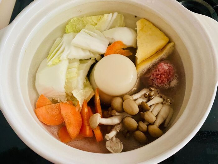 「鏡餅鍋」つきたて餅みたいで美味しい!