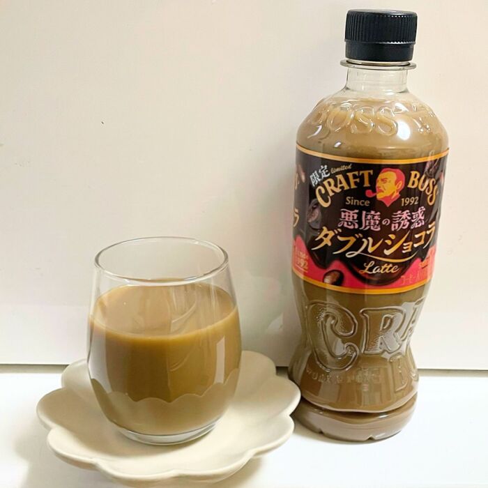 期間限定 クラフトボス 悪魔の誘惑ダブルショコララテが濃厚で美味しい!