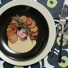 長芋と遊ぶ!waffle coin&ごまドレ、ローズマリーな日常