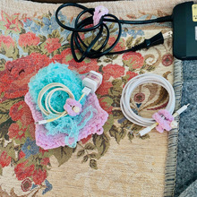 余った毛糸で!可愛い「ケーブルクリップ」