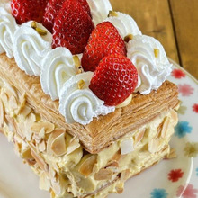 苺のナポレオンパイ