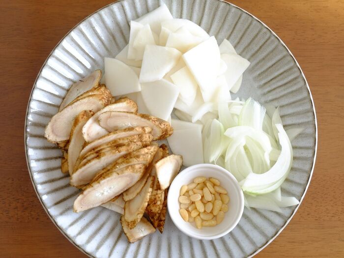 材料の下ごしらえ