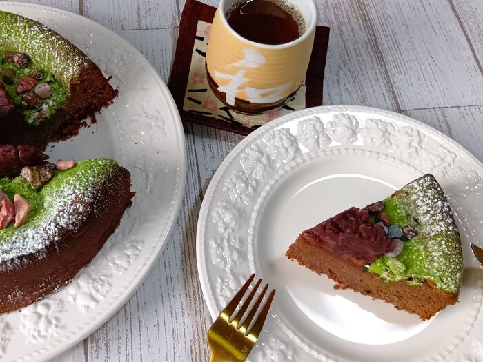 ほうじ茶を一緒に頂くのがおすすめです!