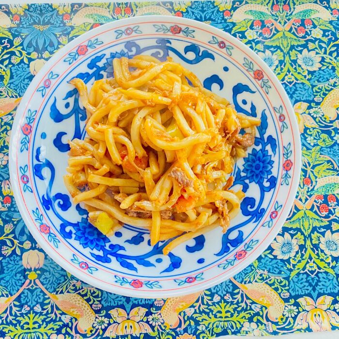 物価高の強い味方!うどんの値段は横ばい!「焼きうどん」を少し甘めで美味しく