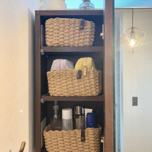 可愛い収納かごで統一